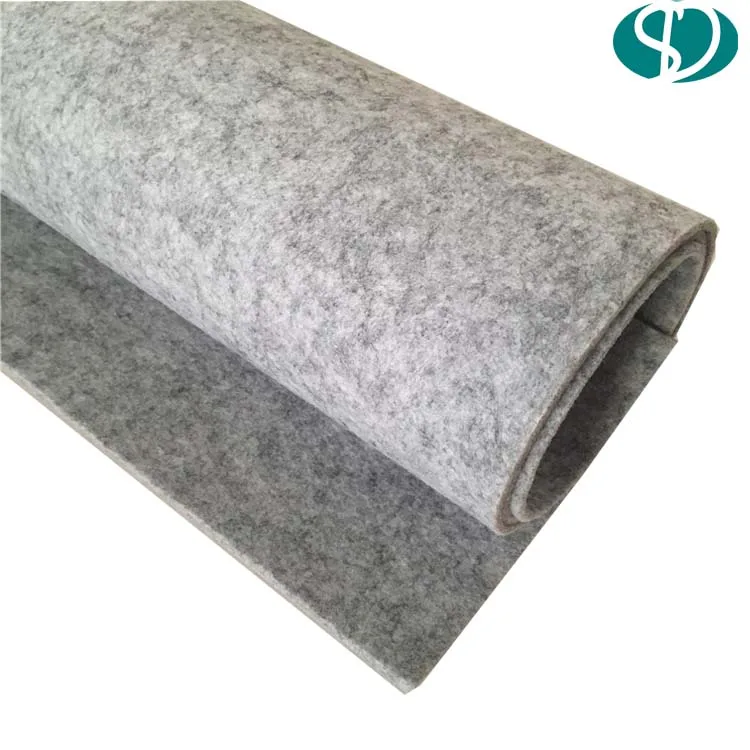 China supplier 100% polyester carpet pet fabric roll felt christmas with cheap price