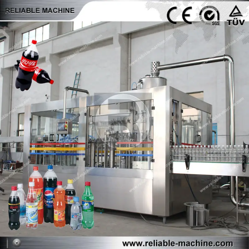 полный soda воды линии розлива/соды напитков производственной линии