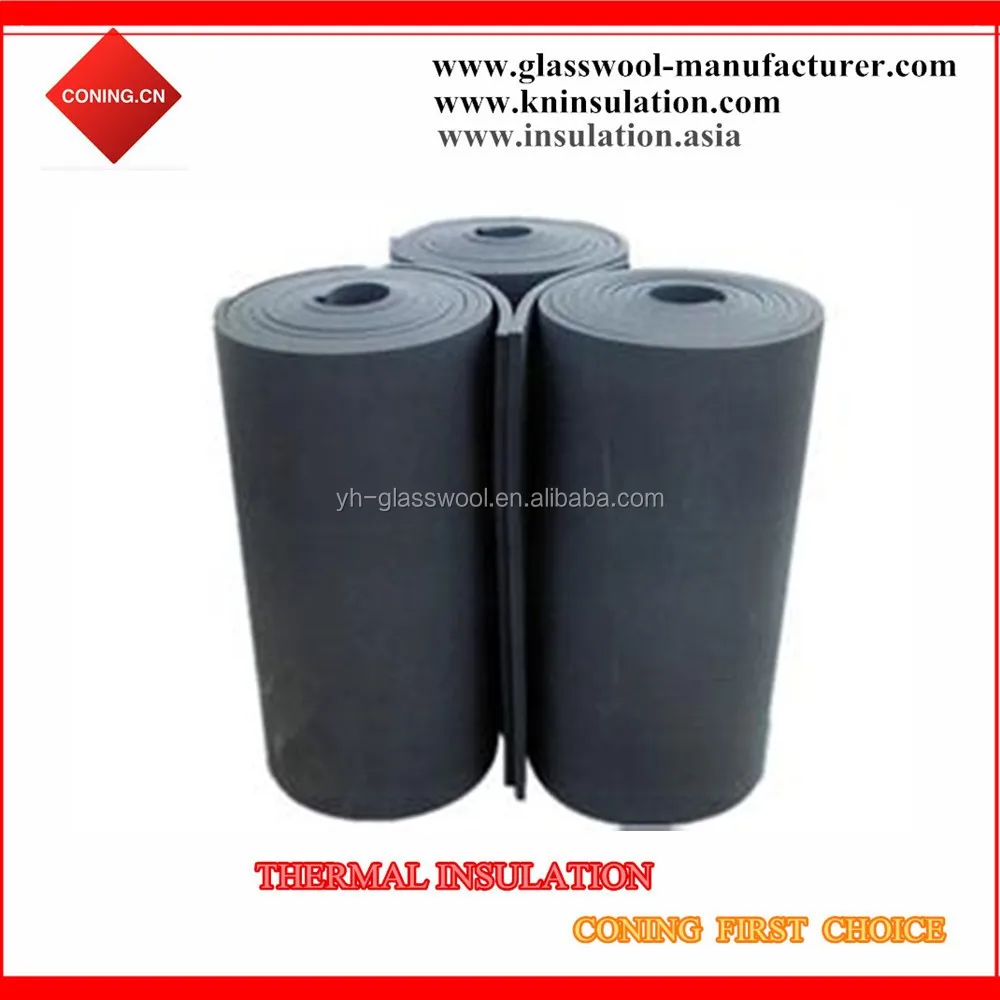 
Fireproof Air conditioner pipe insulation, 13*9mm rubber foam insulation tube for copper pipe 