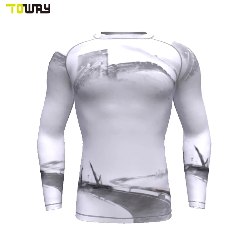 custom mma rash guard for men
