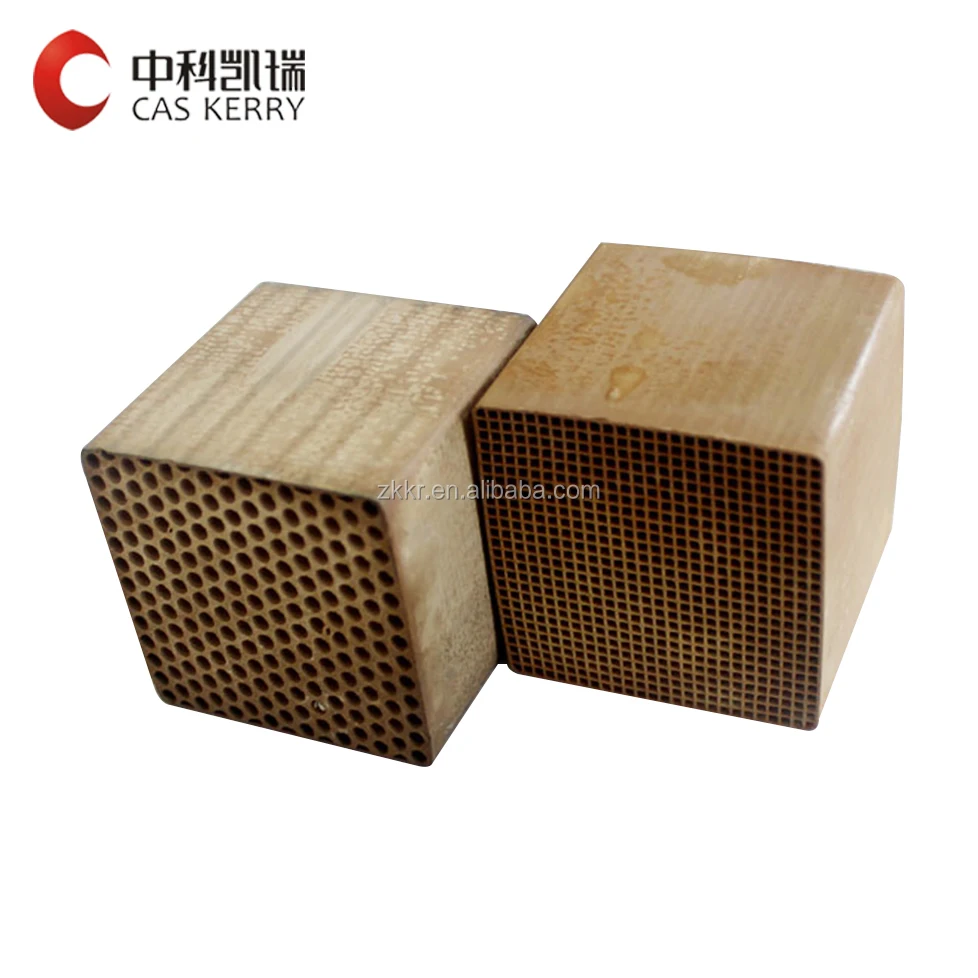 
honeycomb ceramic spraypainted waste gas treatment catalyst 