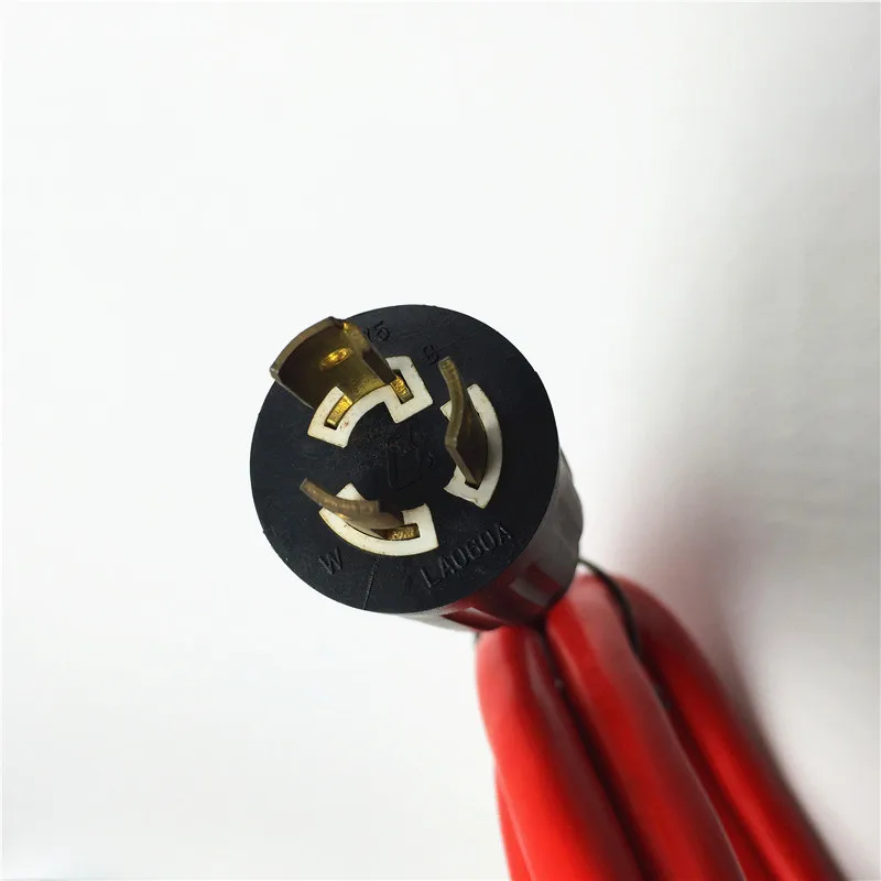 L5-15P plug to L5-15R connector Heavy Duty Locking Extension cord
