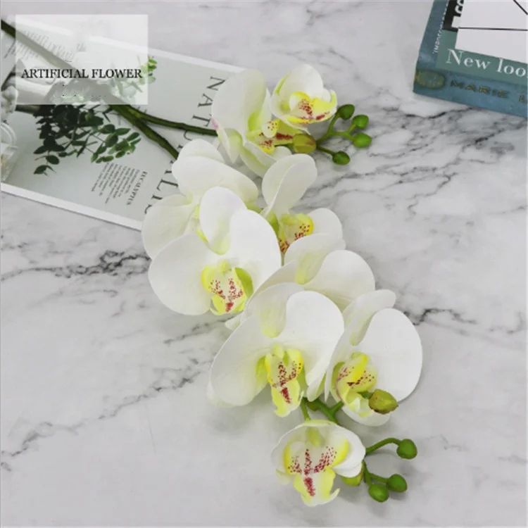 D1144 Factory Direct Artificial Flower Orchid New Design Real Touch Orchid Wholesale For Decoration