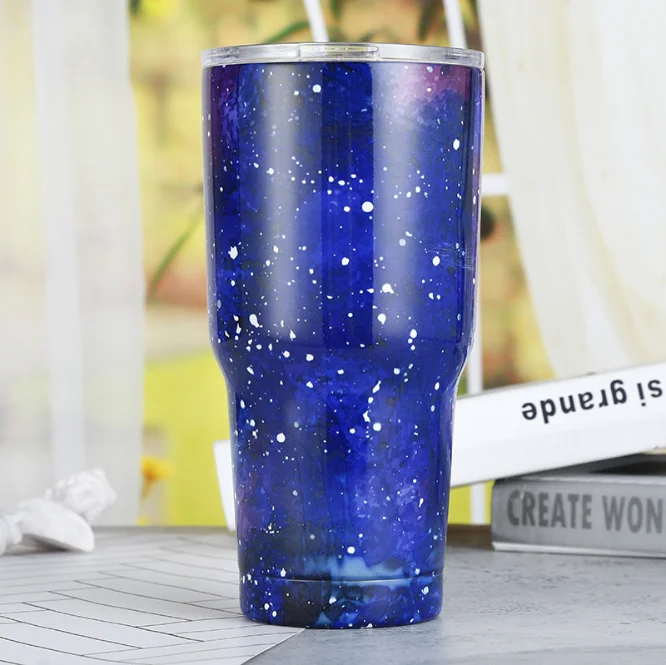 High Quality 30OZ Multi-Color Double Wall Vacuum Insulated Stainless Steel Sublimation Mug With UV Plating