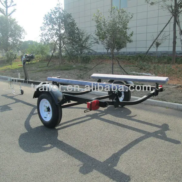 Premium Powder Coated Steel Single Axle Jet Ski Double Watercraft Axle Boat Trailer