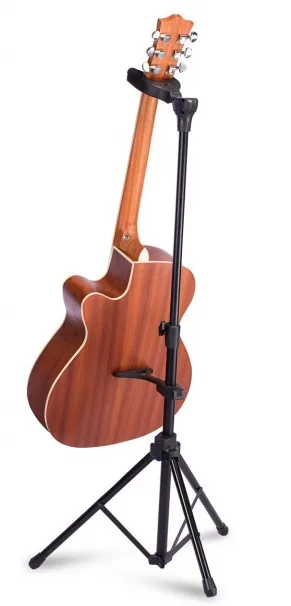 Профессиональный складной металлический одиночный электрический бас-гитарный стенд для всех струнных инструментов