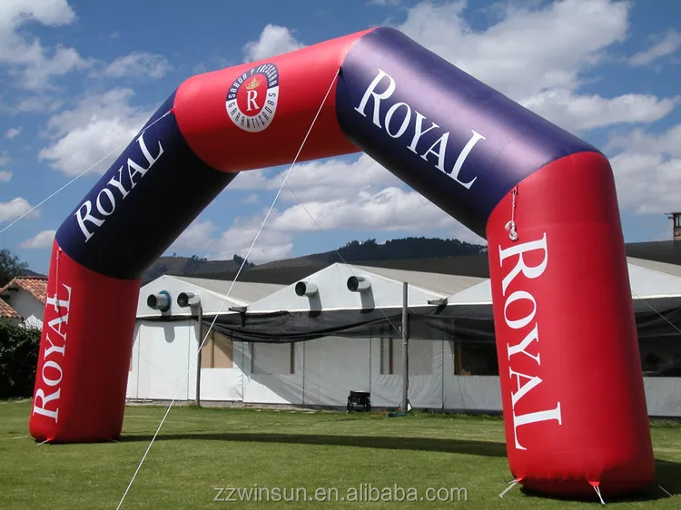 Inflatable Arch Finish Line Inflatable Running Arch With Logo Print Inflatable Marathon Arch
