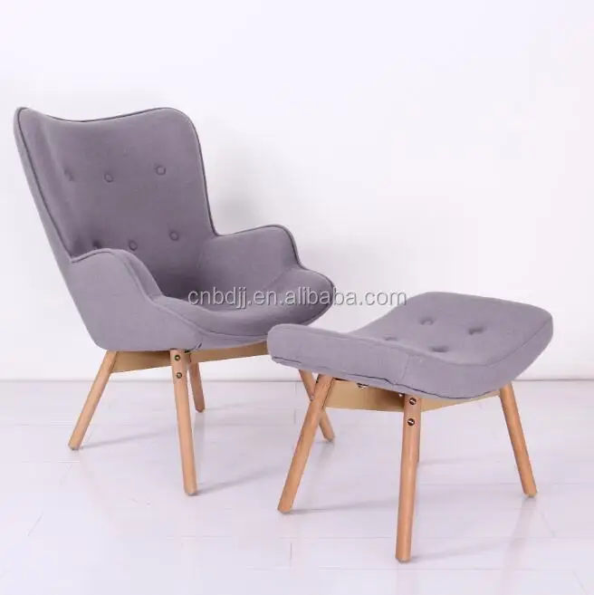 High Back Sitting Living Room Furniture poltronas modernas Modern Leisure Recliner Sofa Chair Wingback Wing Back Accent Chair