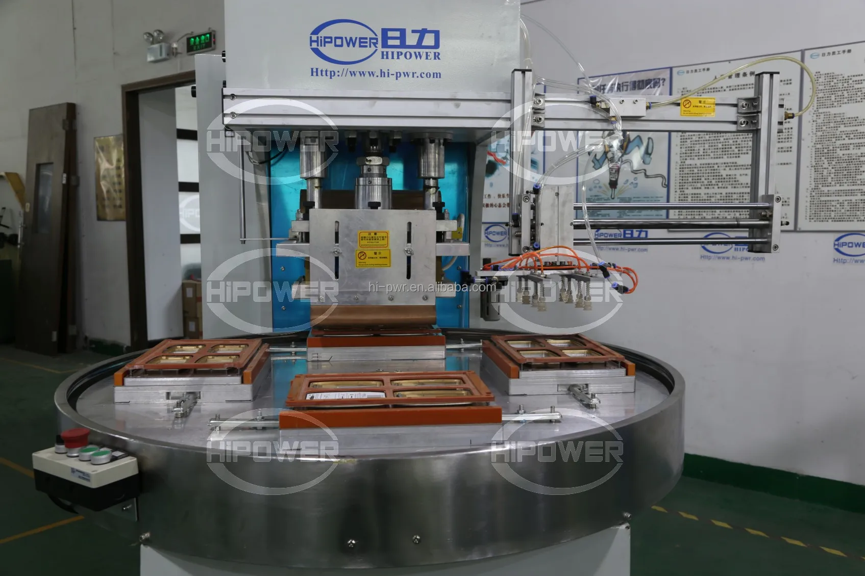 Автоматический вращающийся стол, высокочастотный сварочный аппарат для блистерной упаковки