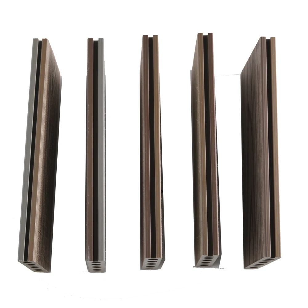 co-extrusion deck flooring outdoor round hollow bamboo decking timber