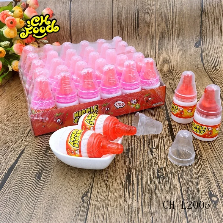 Nipple lollipop candy