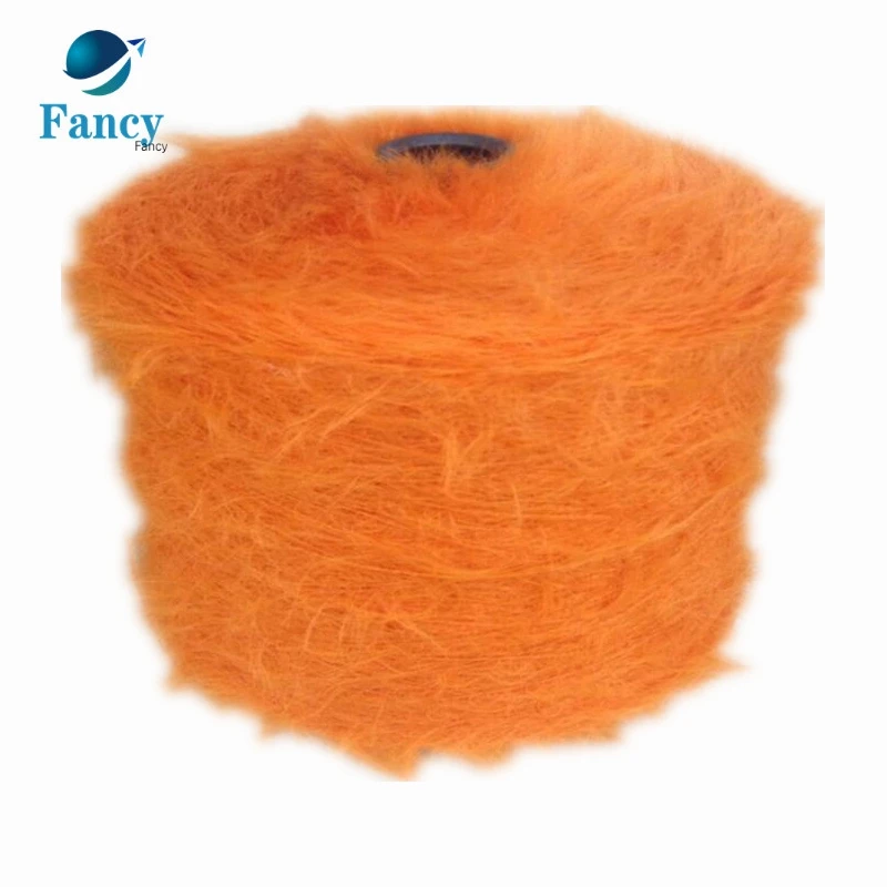 Новая мода окрашенная пряжа пера 4 см Лидер продаж пряжи для свитера хорошее качество искусственного меха пряжи