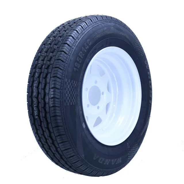 China Wholesale 185R14C 8pr trailer tire and wheel