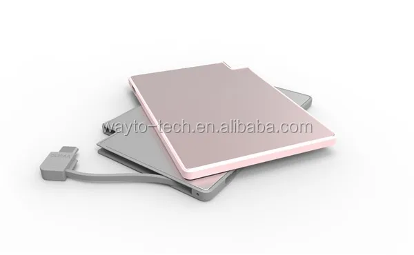 2019 New Products Unique Gift Portable Oem Shaped 2300Mah Ultra Slim Credit Card Size Power Bank