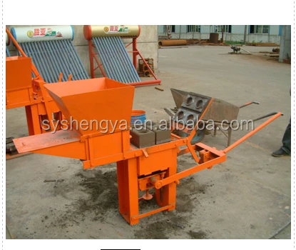
factory since 1995 with african companies selling manual qmr2-40 block brick making machine 
