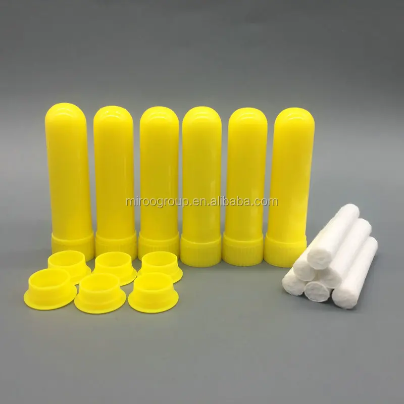 Hot Products in USA Portable Mini Blank Inhaler Sticks Nasal Inhaler Tubes for Aroma Essential Oils