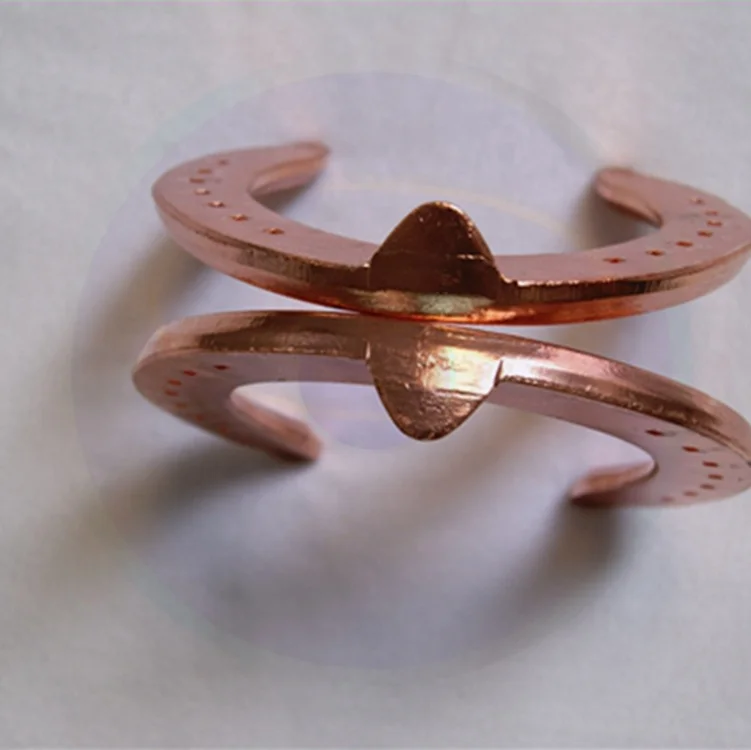 Chinese factory direct selling farrier products of wholesale the copper color horseshoe