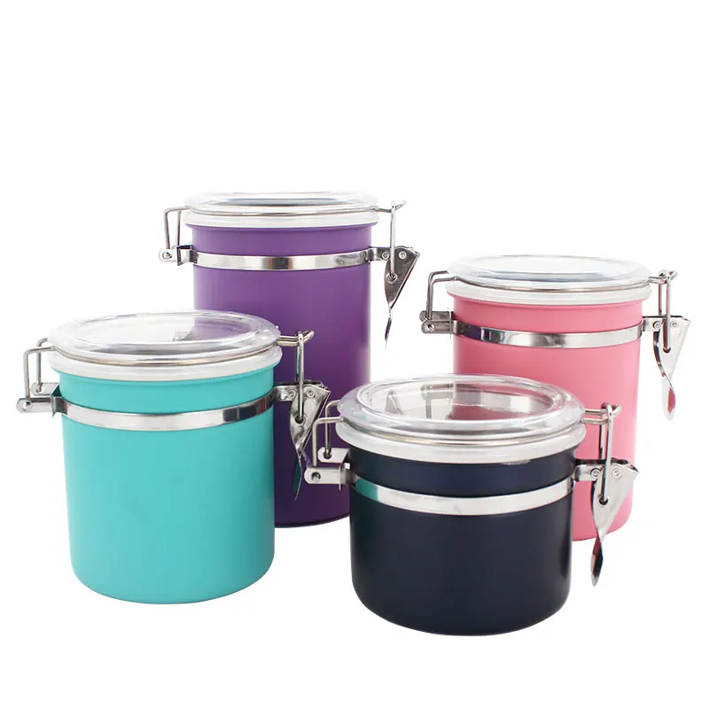 4-5 Inch Promotion Stainless Steel Sugar Coffee Tea Canister