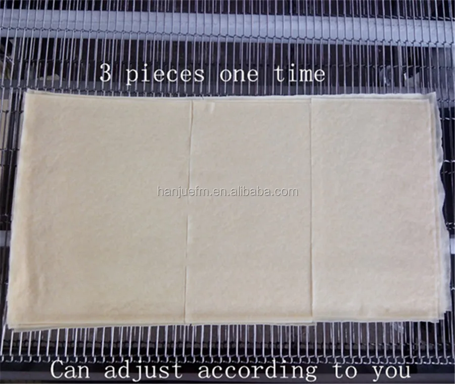Automatic Lumpia/Spring Roll Sheet/Samosa Wrapper Making Machine