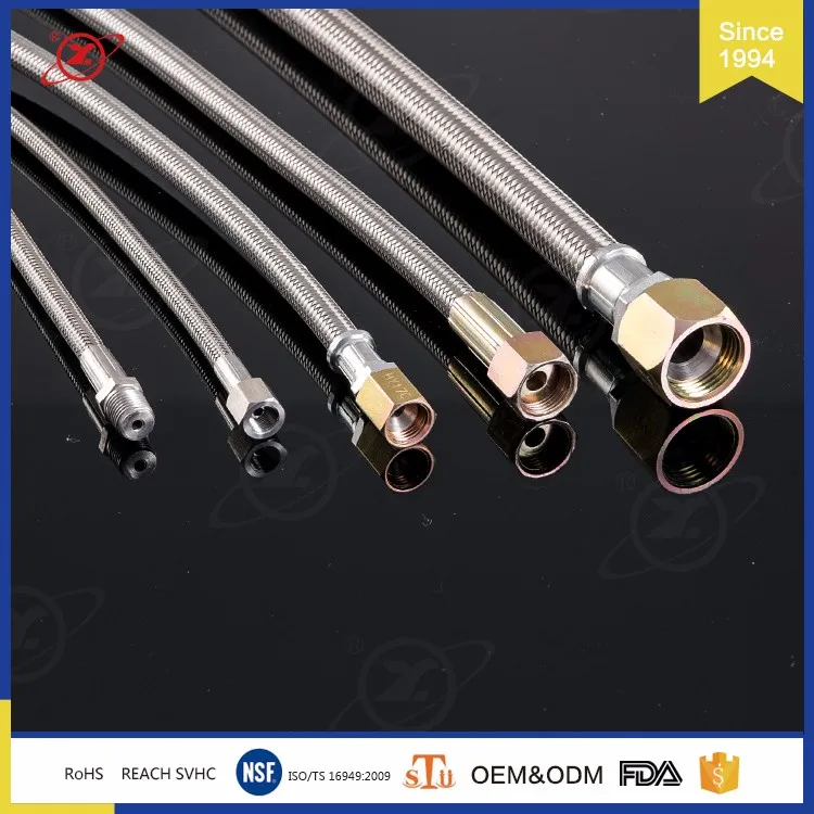 HY-003 жаростойкий металлический гибкий шланг из нержавеющей стали ptfe капиллярная трубка высокого давления