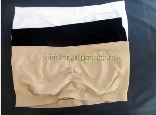 
as see on tv women NO PADS Comfortable Wireless Bandeau Bra 