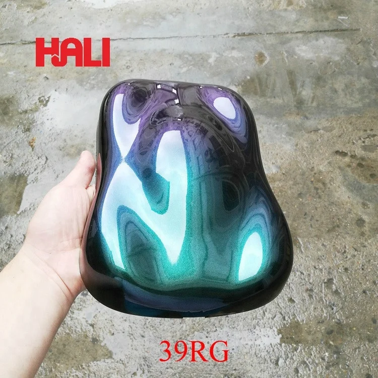 Color shifting pigment chameleon pigment chameleon powder item:59VC color: violet/bluish green effect