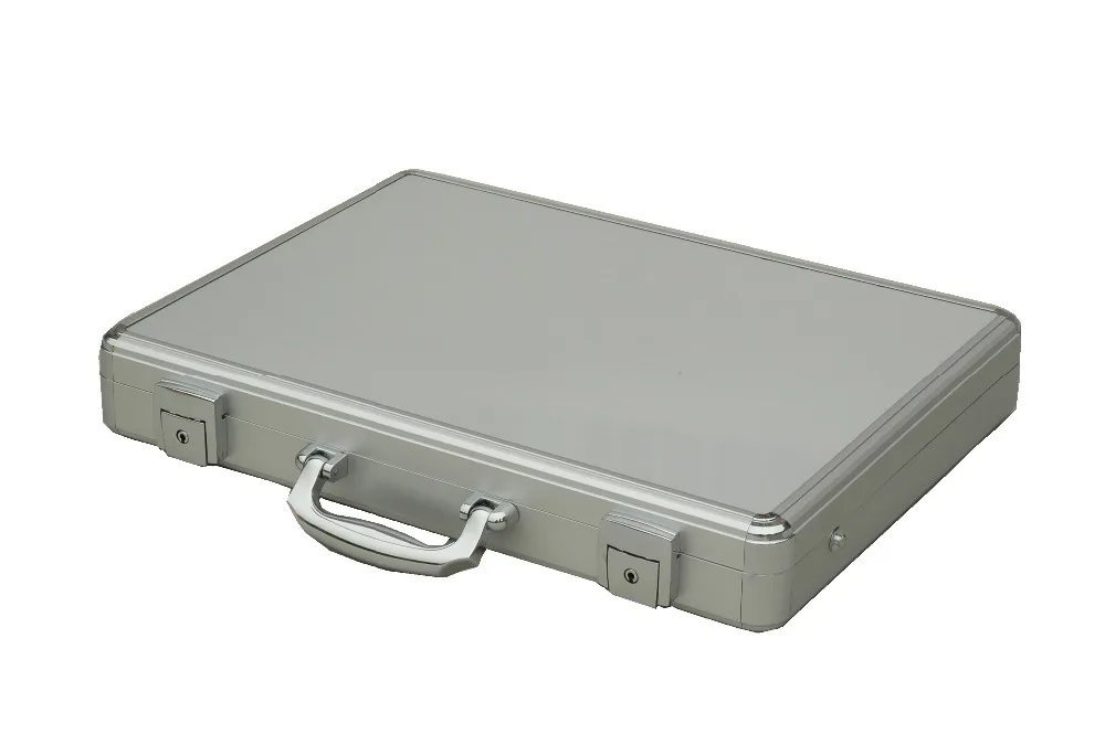 
17 Inch Silver Laptop Aluminum Attache Cases for Men 