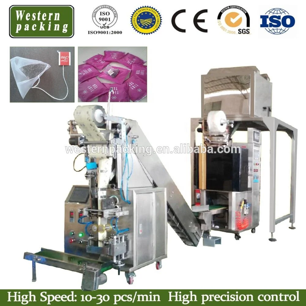 Mesh Nylon Tea Bags packing machine, pyramidal Nylon Tea packing machine