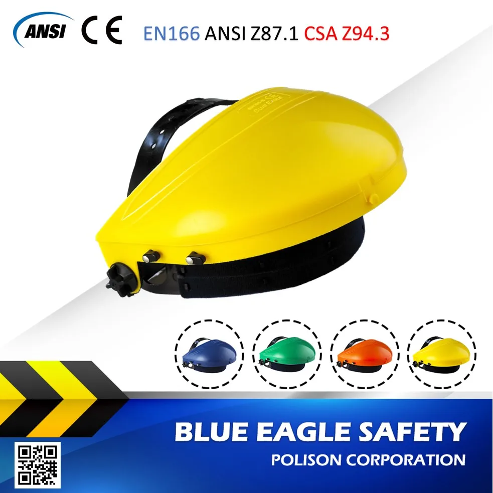 Синий Орел Безопасности Лицевой Щиток Browguard с Храповым Головные Уборы