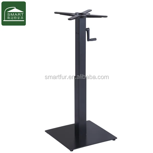 2021 hot sale hand crank metal table  frame table base for office desk