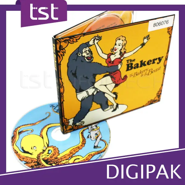 Новый Дизайн CD Дигипак с Художественным Произведением Печати