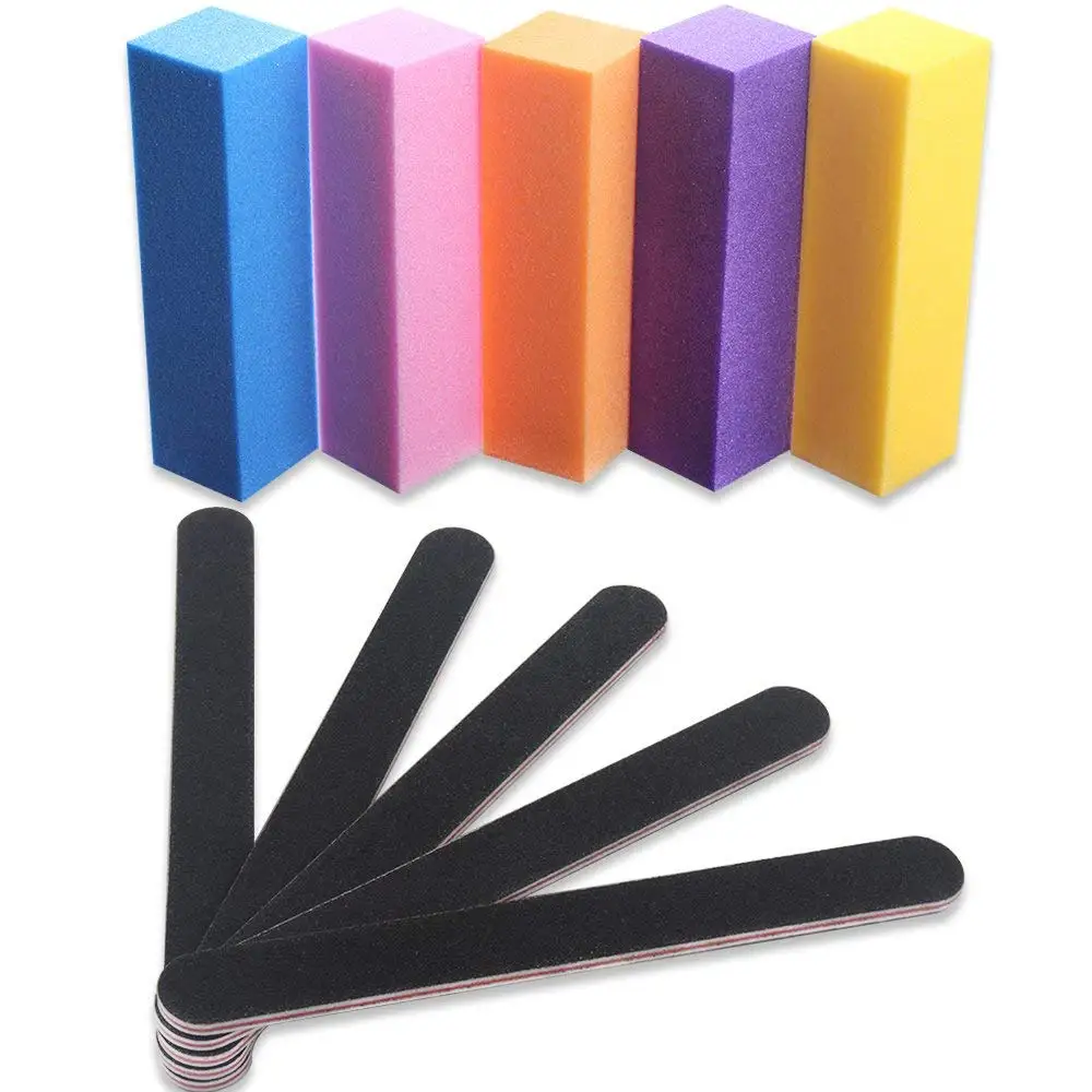 
 Премиум изготовленным на заказ логосом Маникюрный Инструмент 4 стороны одноразовая розовая мини пилочки для ногтей и буфера Блок  