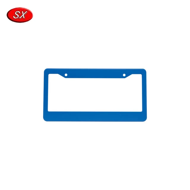 
Custom Anodized Red License Plate Frame, Exterior Auto Motorcycles License Plate Aluminum Frames 