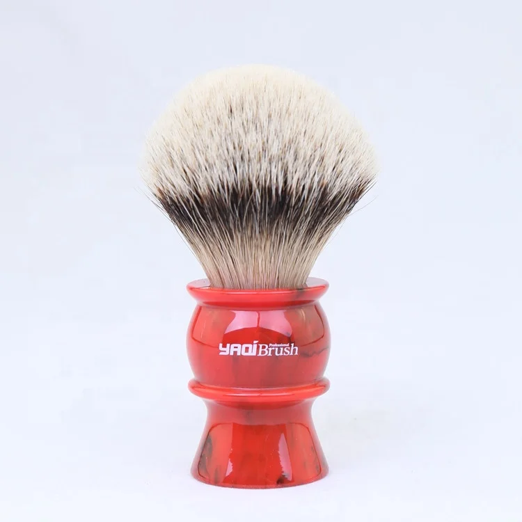YAQI 26MM Resin handle badger hair mens shaving brush custom logo