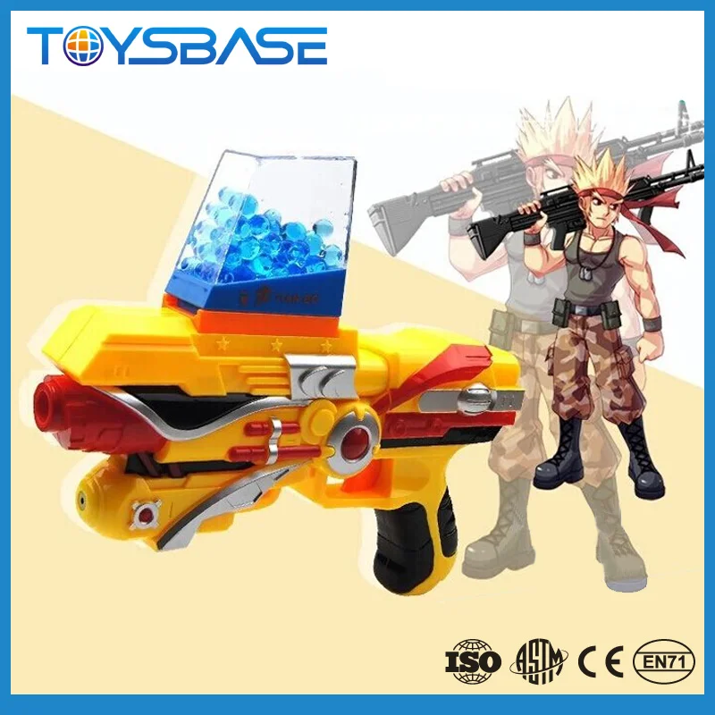 Custom Electric gel foam water bean plastic crystal water bullet gun toy