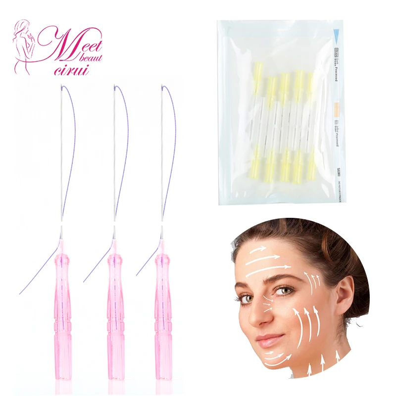 absorbable suture pds pdo medical thread with needle