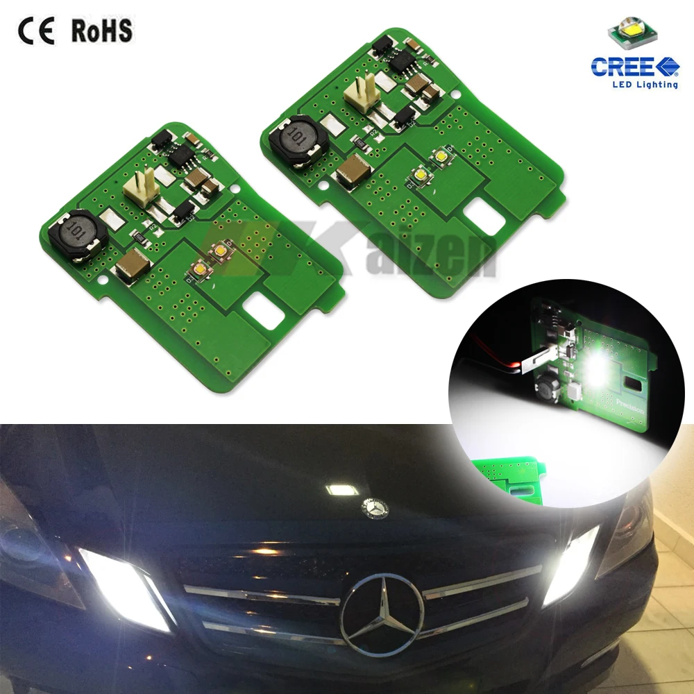Ксеноновый белый СВЕТОДИОДНЫЙ парковочный фонарь HID в сборе для Mercedes W212 E-Class E350 E550 E63 AMG Pre-LCI 2010-13