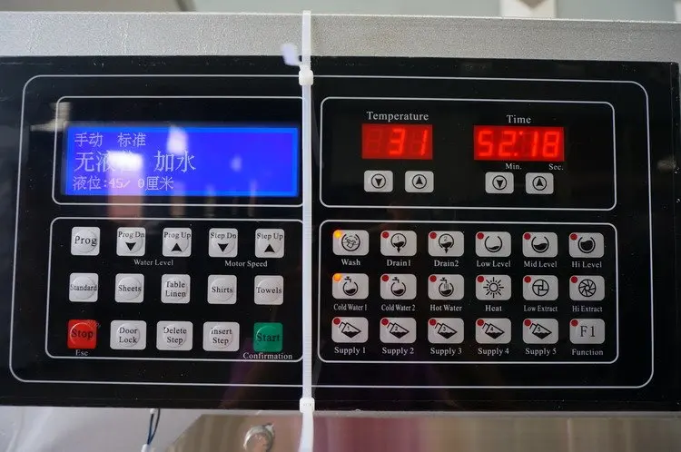  Electric full suspension vertical industrial inverter washing machines spin washer dryer hanging steam