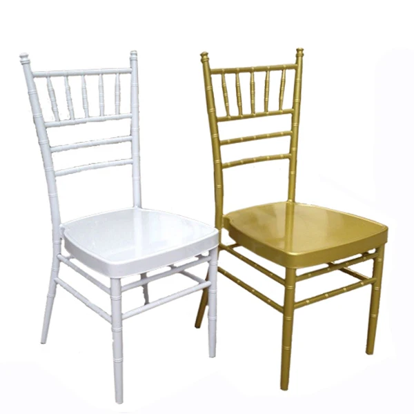 Resin material adult & kids size plastic wedding chair white plastic chair