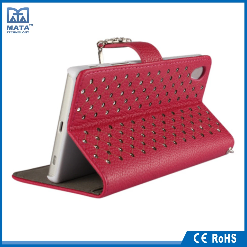 Индивидуальные ИСКУССТВЕННАЯ Кожа Аргументы За телефона Sony Z5 компактный