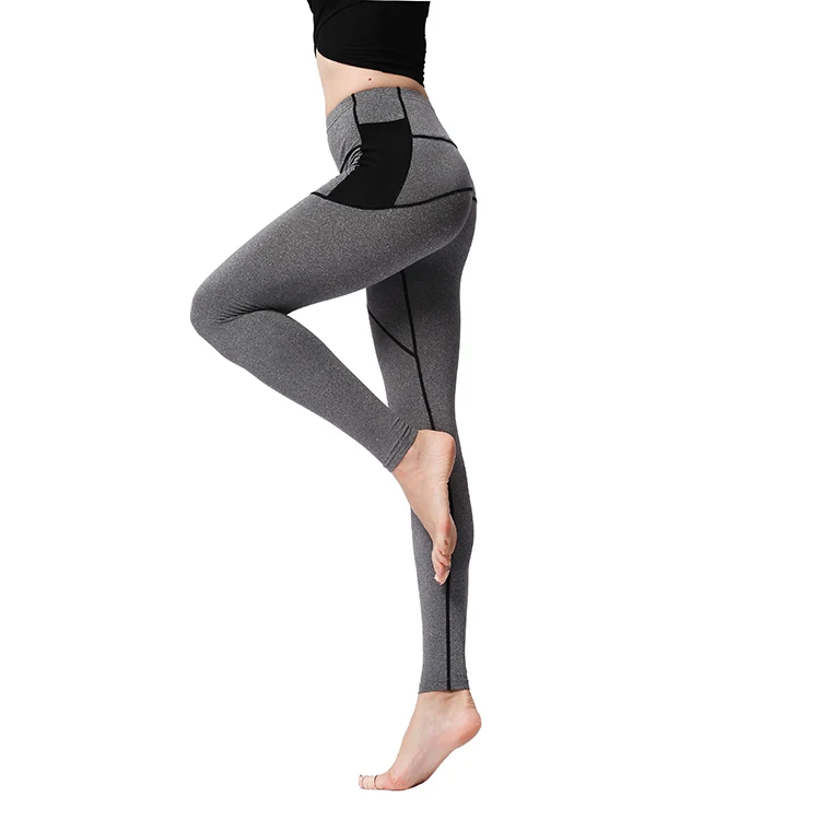 
High waist comfortable gym pants rock punk black tight leggings 