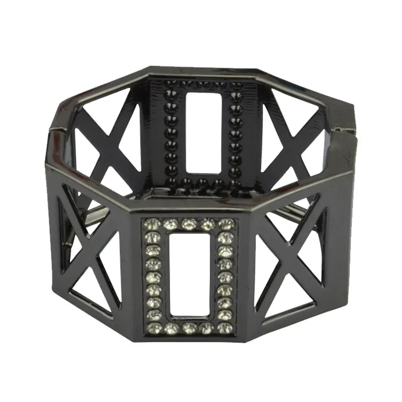 Custom Womens Leather Wristband Gifts Recessed Logo Multi Color Mens Stainless Steel Bracelet