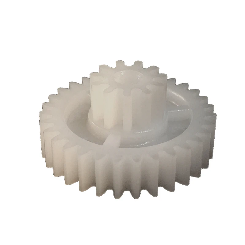 dongguan cnc machining Custom plastic double spur gear engrenagem dupla plastic gears mould