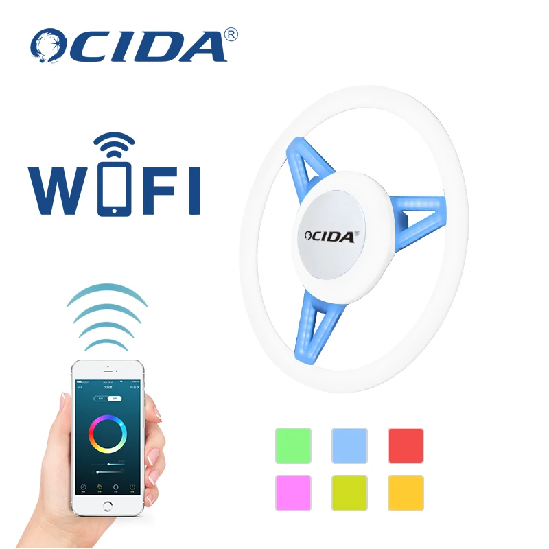 Высококачественная светодиодная кольцевая лампа с регулируемой яркостью, 24 Вт, wifi, на продажу