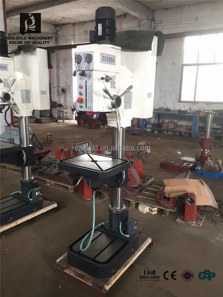 
Round Pillar Z5035 vertical drilling machine with fast spindle speed 