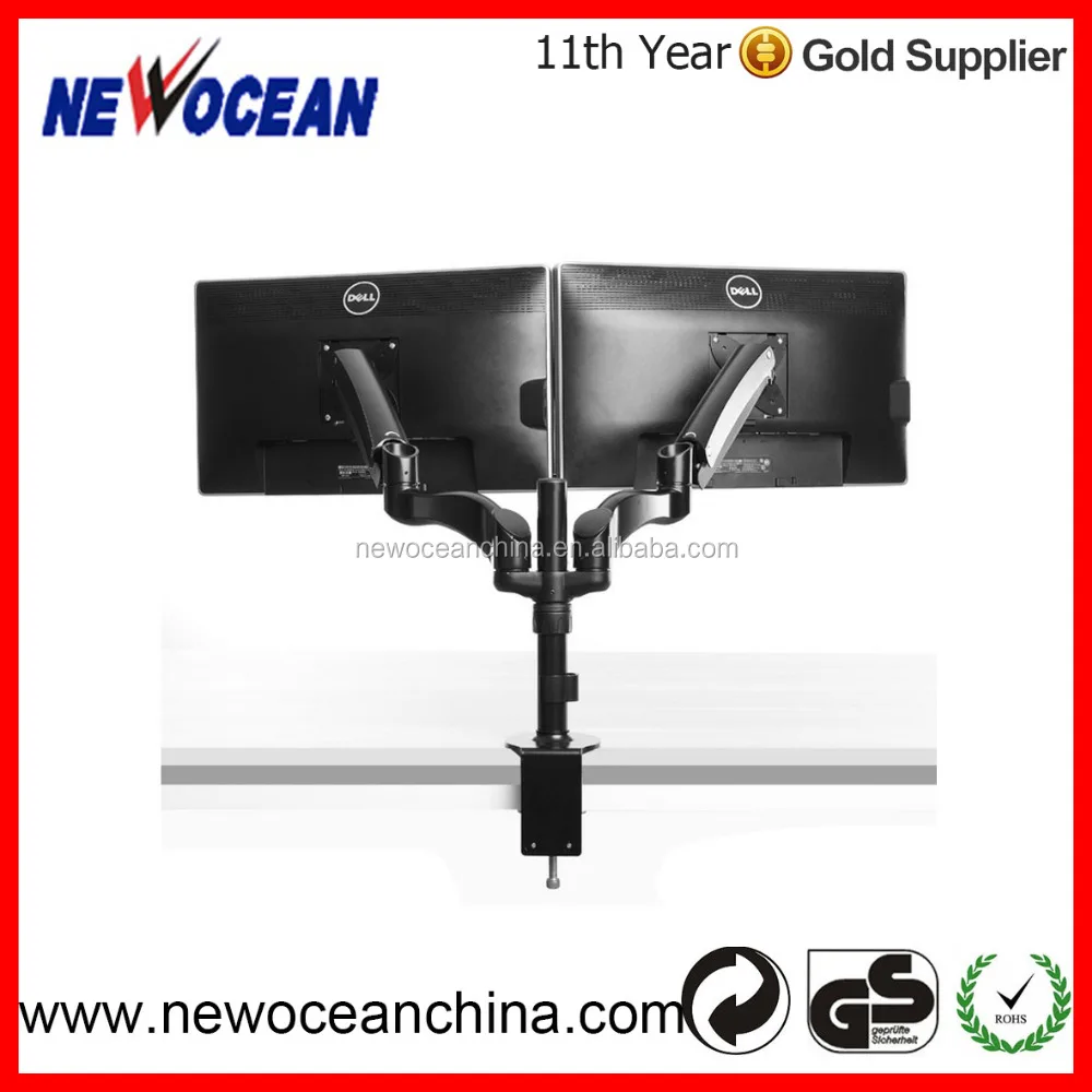 Aluminum Swivel Elastic LCD Monitor Stand with Monitor Arm Elastic