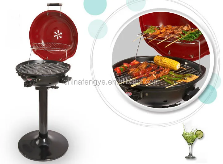 Indoor/Outdoor Electric BBQ Grill Portable Home Barbecue Grill