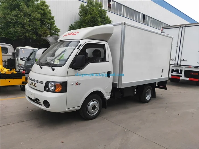 JAC small high quality 3 ton freezer refrigerator truck for sale