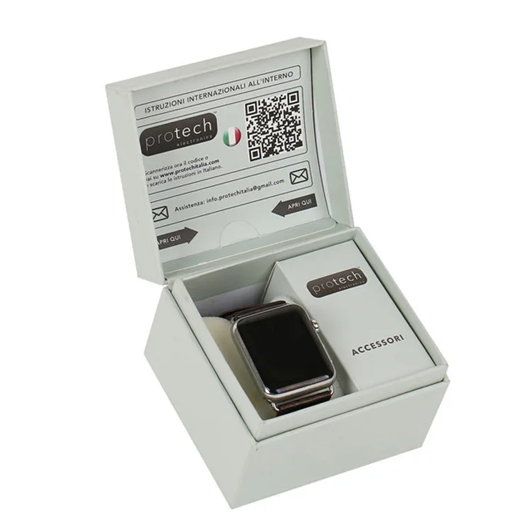 luxury cardboard design smart watch packaging box set