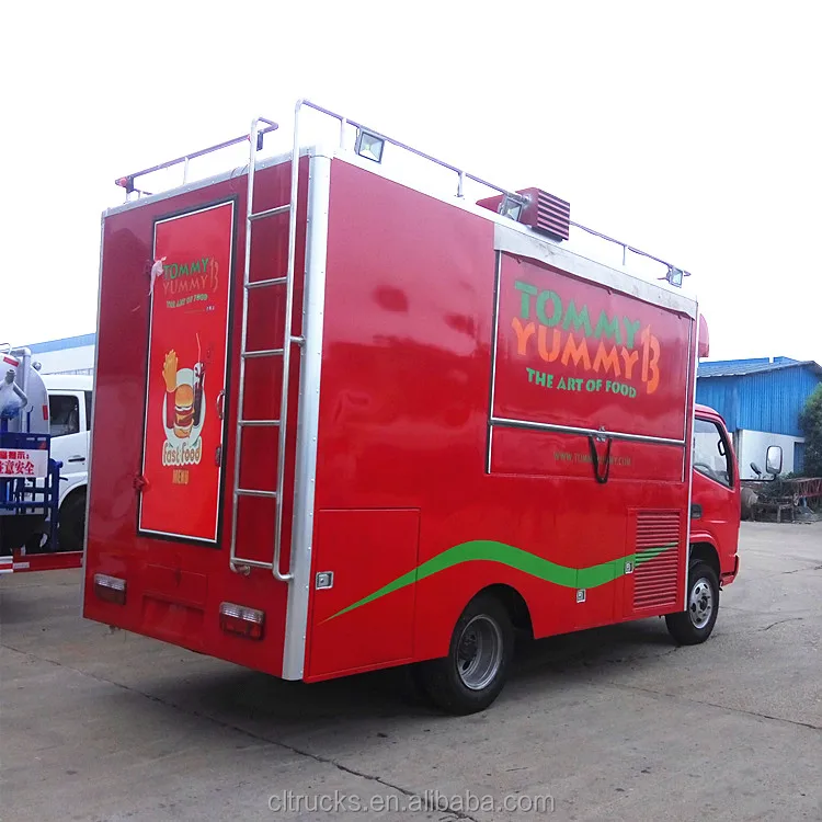 Help You Make Money Street Fashion Dongfeng Fast Food Van for Sale